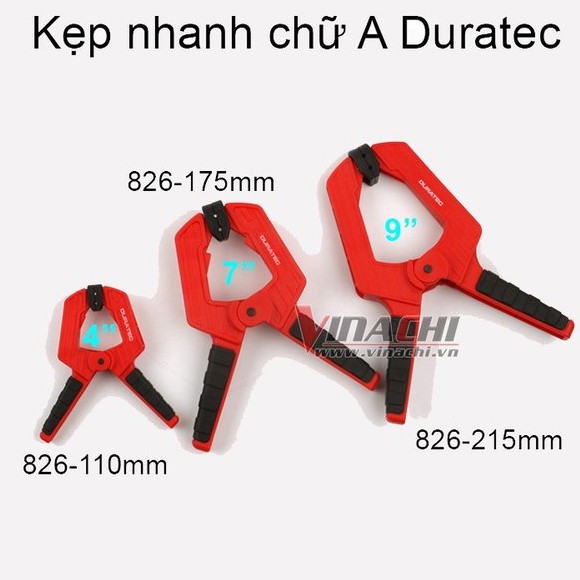 KẸP NHANH CHỮ A DURATEC 826 - 1 CÁI