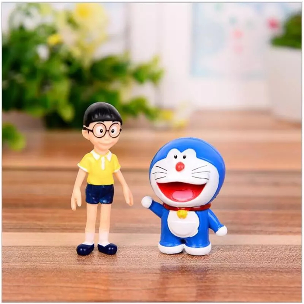 Set 5 Mô Hình Đồ Chơi Nhân Vật Trong Phim Hoạt Hình Doraemon Nhật Bản