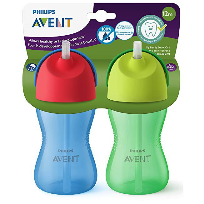 Bình nước ống hút Avent 300ml (tách lẻ 1 bình)