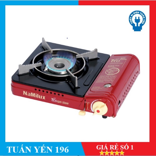 Bếp Ga Mini Namilux 2021 PF, Bếp gas du lịch Namilux, Chống cháy nổ 2 cấp độ, An toàn tuyệt đối