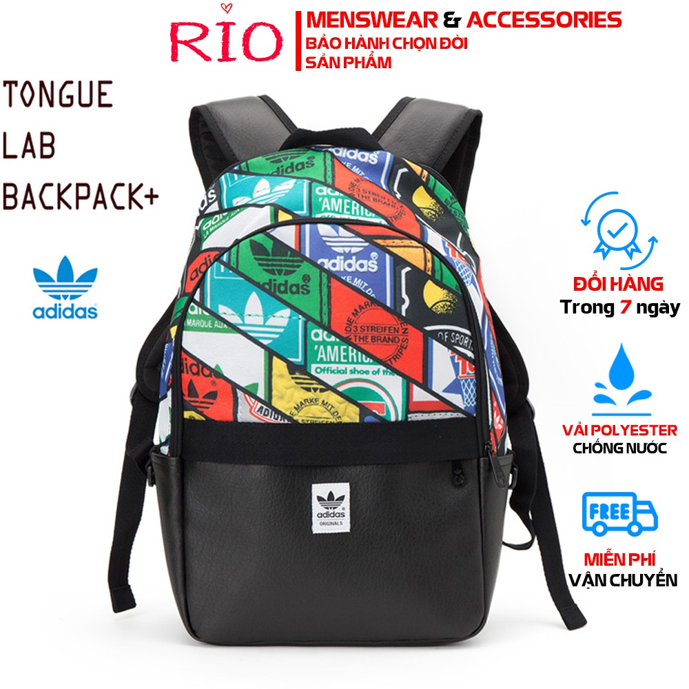 🔸GIÁ CỘNG TÁC VIÊN🔸 BALO Thời Trang adidas Originals Tongue Lab Backpack - ẢNH THẬT [ HÀNG XUẤT DƯ XỊN 100% ]