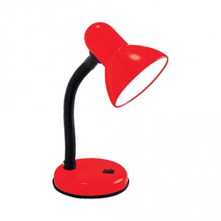 ĐÈN HỌC LED ĐIỆN QUANG DKL03 B (Chóa sắt, đỏ đen, có bóng)
