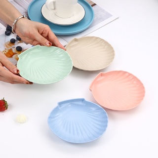 Đĩa sò dễ thương sản phẩm lúa mạch đựng thức ăn hoa quả