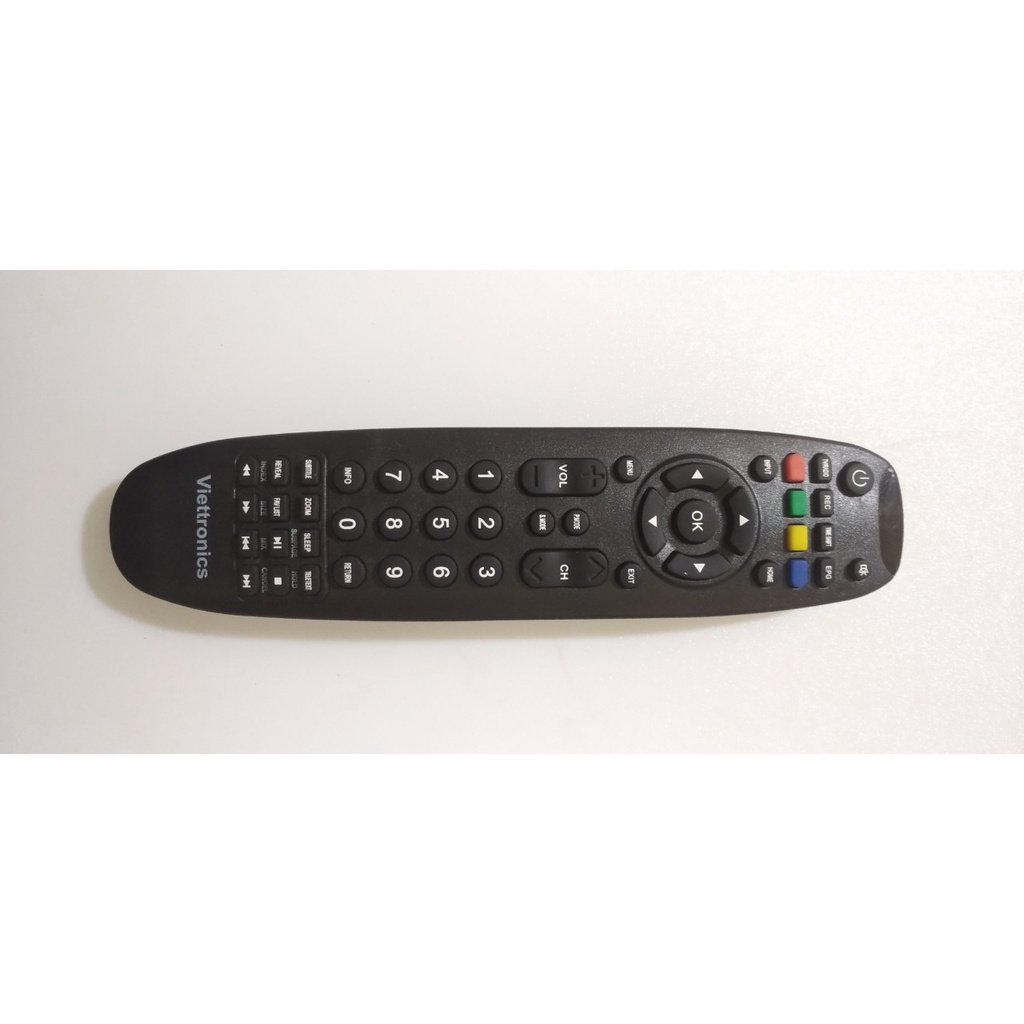Điều khiển TV Viettronics - Hàng chính hãng Viettronics Fullbox 100% Tặng kèm Pin AA