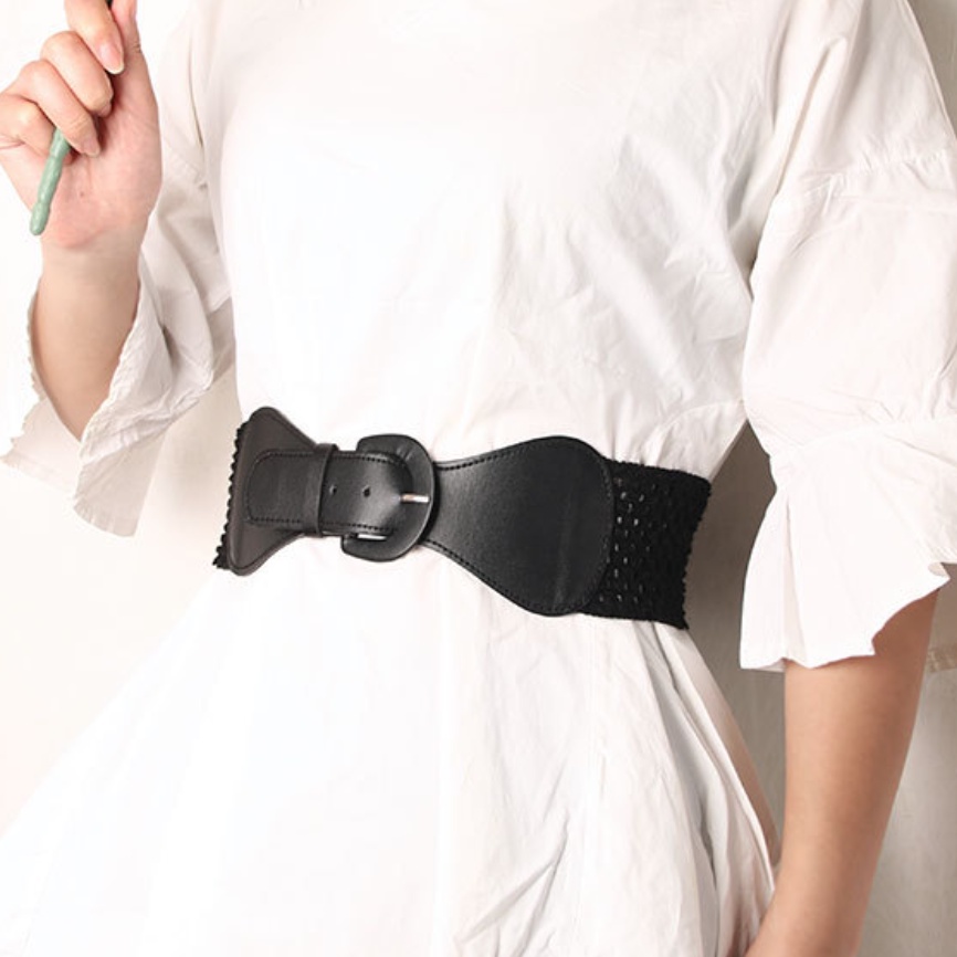 Đai Váy Thời Trang Thắt Lưng Nữ Bản To Khóa Kim Loại Dây Đai Tổng Hợp TL020 ShopMaySG Dây Nịt Bản Rộng Dành Cho Đầm Váy