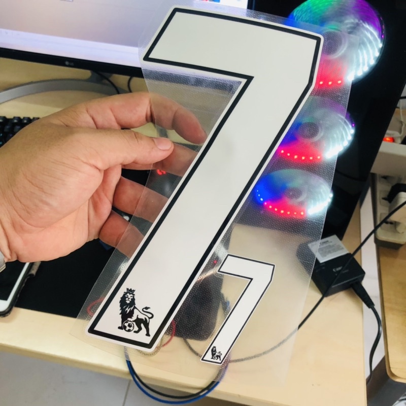 FONT SỐ NGOẠI HẠNG ANH IN ÁO ĐÁ - DECAL IN ÁO BÓNG ĐÁ LOẠI CAO CẤP MẪU RETRO