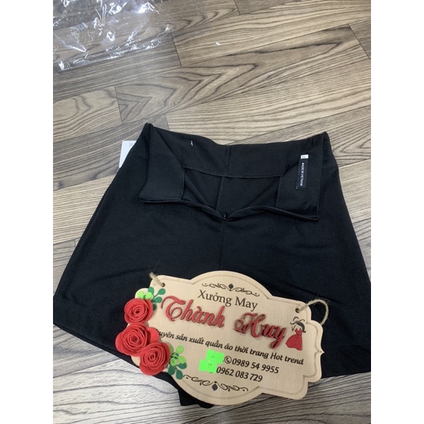 Quần short dance BigSize<75kg lưng cao co dãn ,Quần đùi umi cạp khoá tôn dáng cho nữ - 516