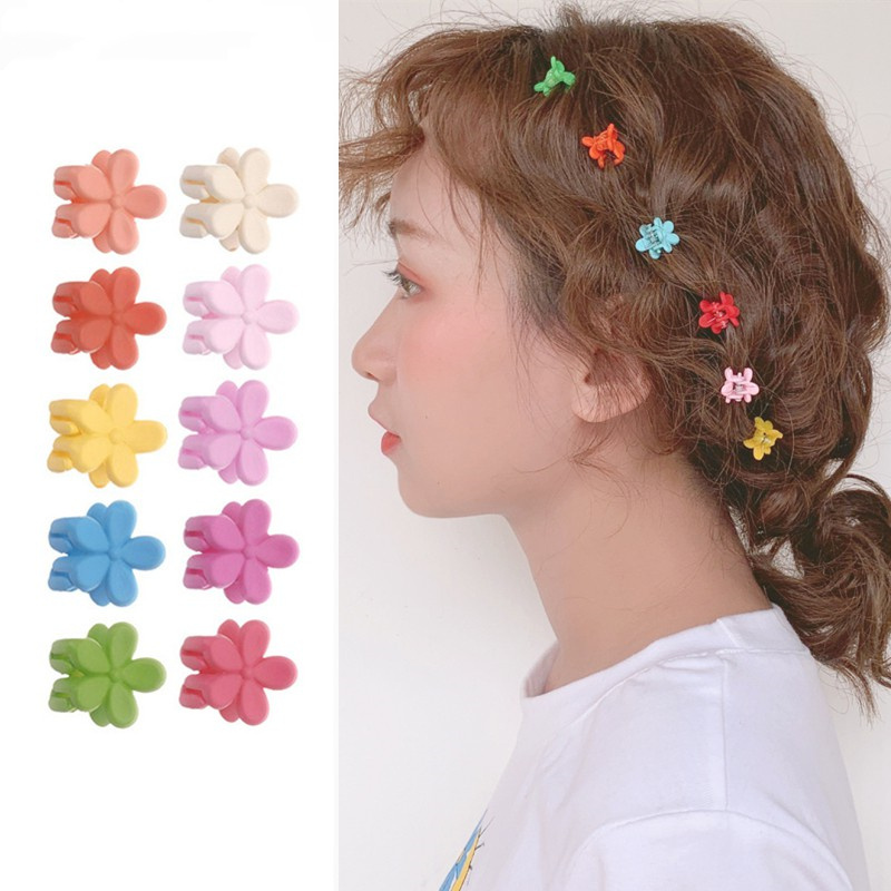 Kẹp tóc hình bông hoa nhỏ phong cách Hàn Quốc B147