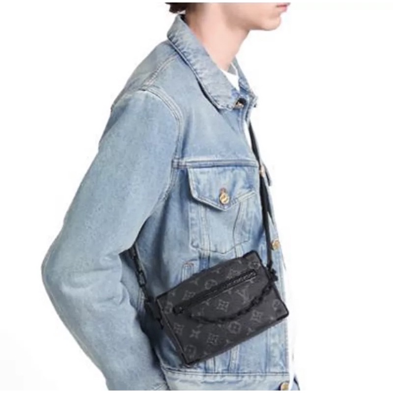 TÚI ĐEO CHÉO NAM NỮ UNISEX DÂY DA PHỐI XÍCH CÁ TÍNH 2 BOX SUPER VIP SMANO BAGS HOẢ TỐC