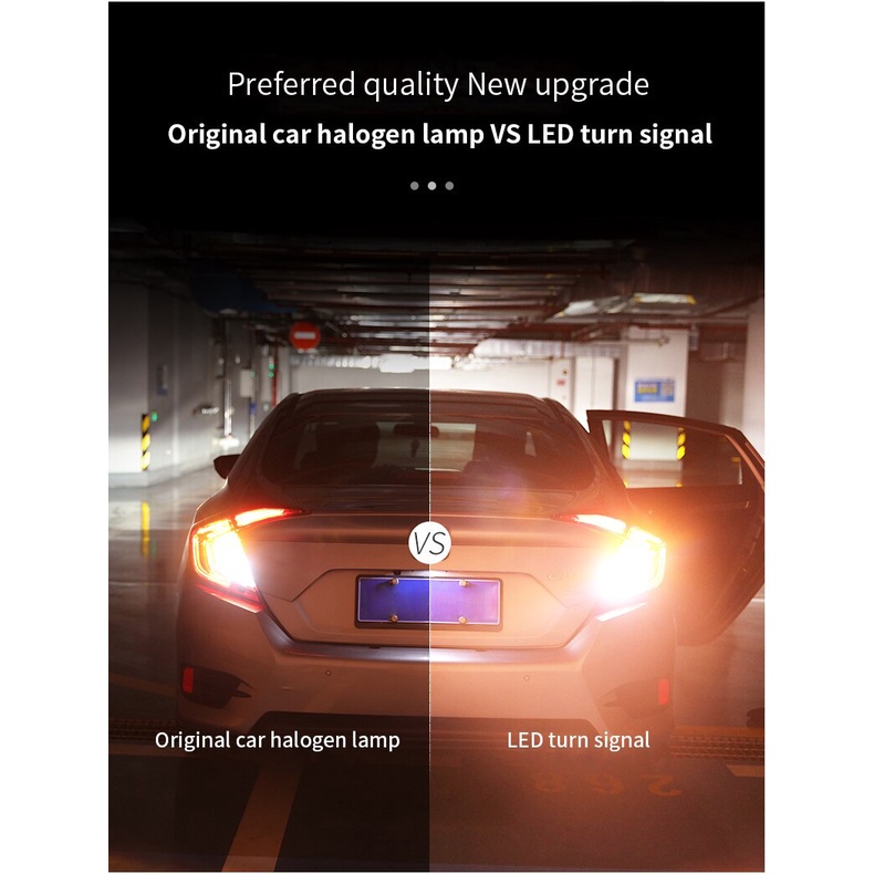 Set 1/2 bóng đèn led 12v 4014 45smd t15 w16w 921 siêu sáng dành cho ô tô/ mô tô