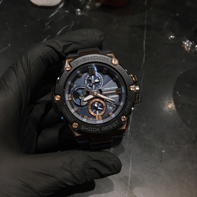 Đồng hồ nam Casio G-shock GST-B100G-2 - Kích thước 58,1×53,8×14,1mm