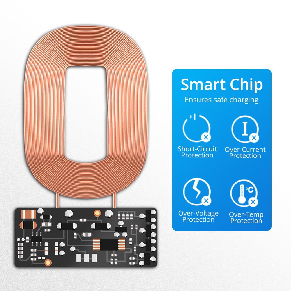 Bộ Sạc Không Dây USB Micro USB Type-C Qi Thông Dụng Cho Android