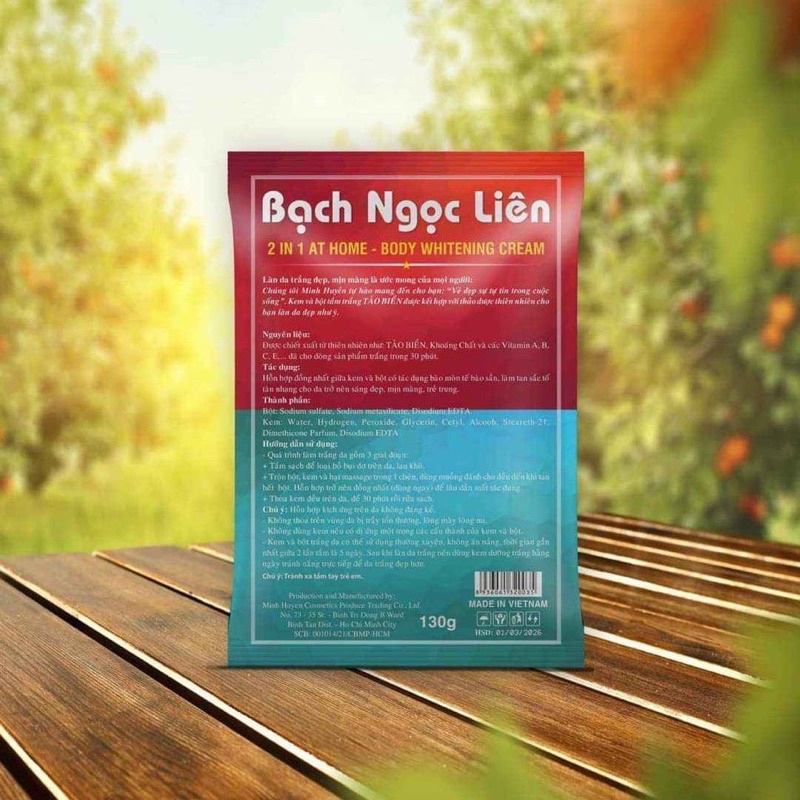 Gói tắm trắng Bạch Ngọc Liên