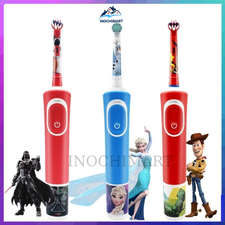 Bàn Chải Điện Cho Bé ORAL B KIDS Từ 5+ Tuổi - Hàng Đức