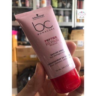 Kem chữa trị tóc chẻ ngọn Schwarzkopf BC Sealed Ends Repair Rescure 75ml