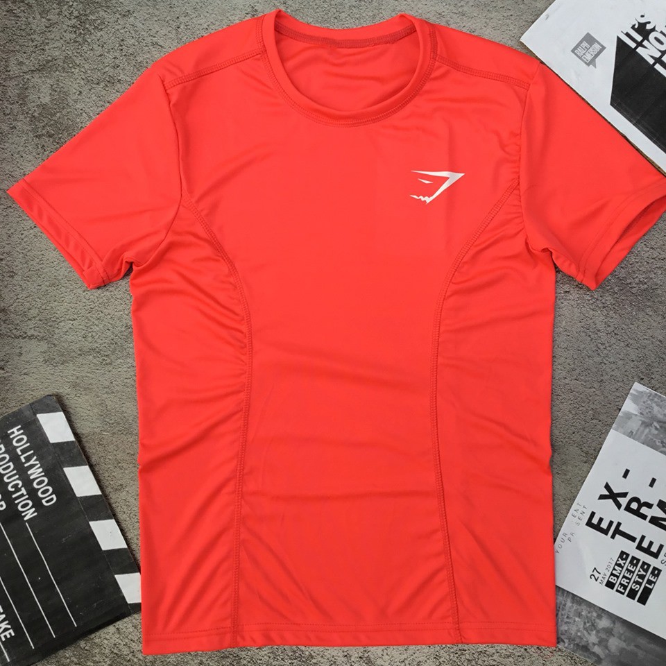 -ÁO THUN PHỐI SƯỜN logo shark ép nhiệt,thun lạnh,mặc mát.hình thật.