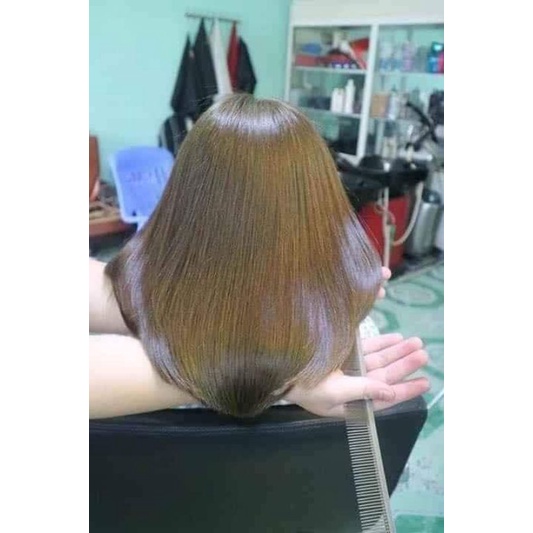 1 tuýt mầu nhuộm cân bằng hương thơm cafe. lên mầu chuẩn pom.cân bằng