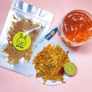 Khô gà lá chanh 50g Bop Bep- đồ ăn vặt ngon, đồ ăn vặt Hà Nội
