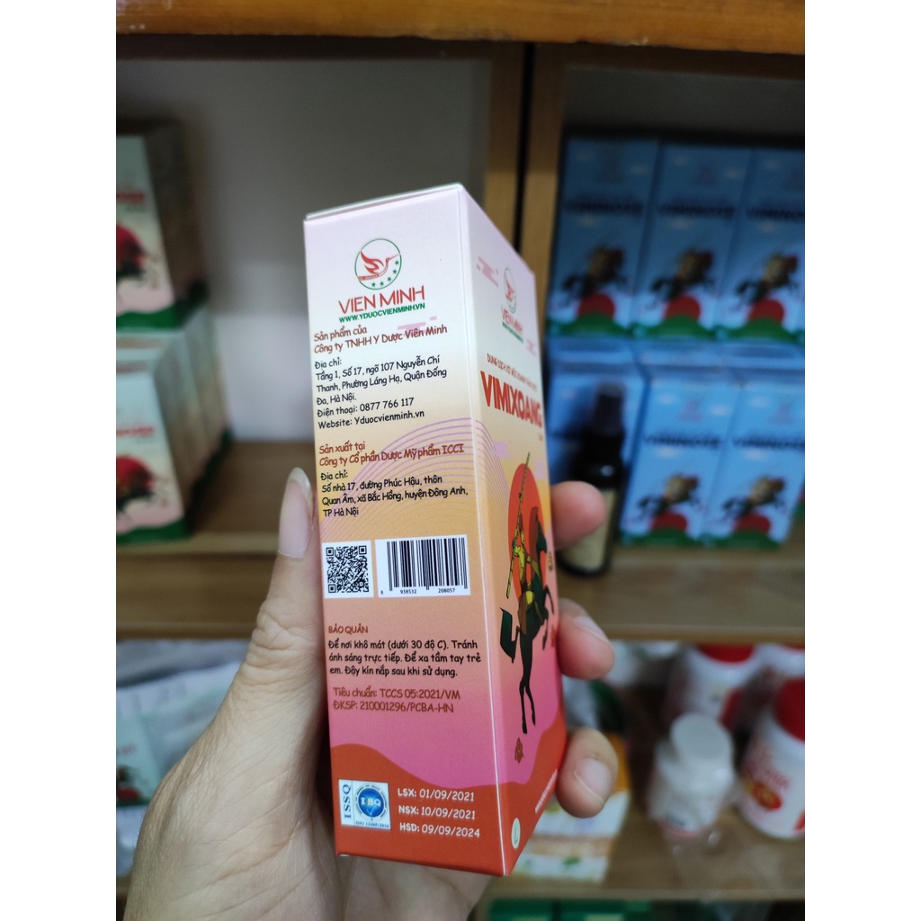 Vimixoang dung dịch xịt mũi giúp thông mũi 15ml