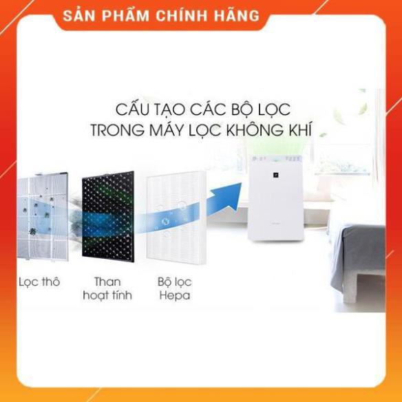 [FreeShip] Máy lọc không khí và tạo ẩm Sharp KC-F30EV-W (21m²) Huy Anh