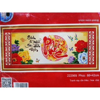 Tranh thêu chữ thập chữ phúc 222969