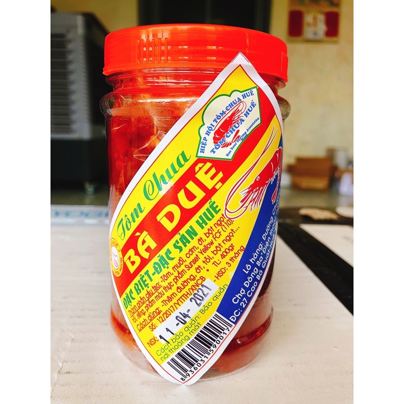 Tôm chua Bà Duệ 400g  siêu ngon - Đặc sản Huế