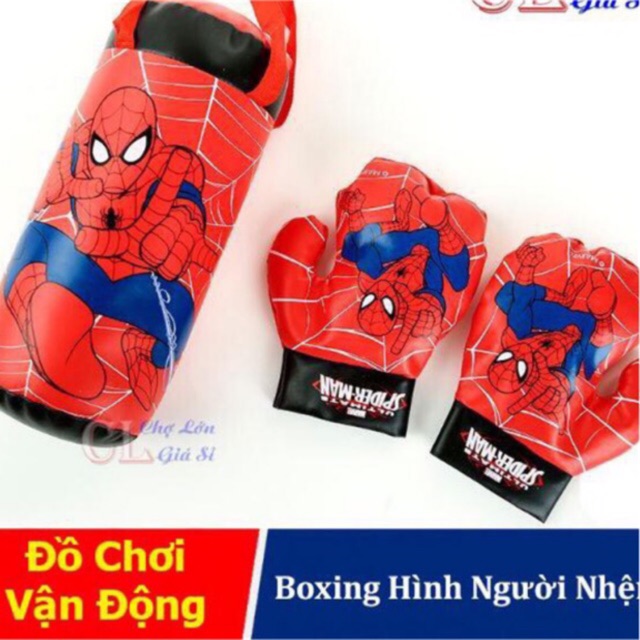 Bộ túi đấm boxing cho trẻ em ‼️‼️Tặng kèm 2 bao tay đấm bốc (Size trung)