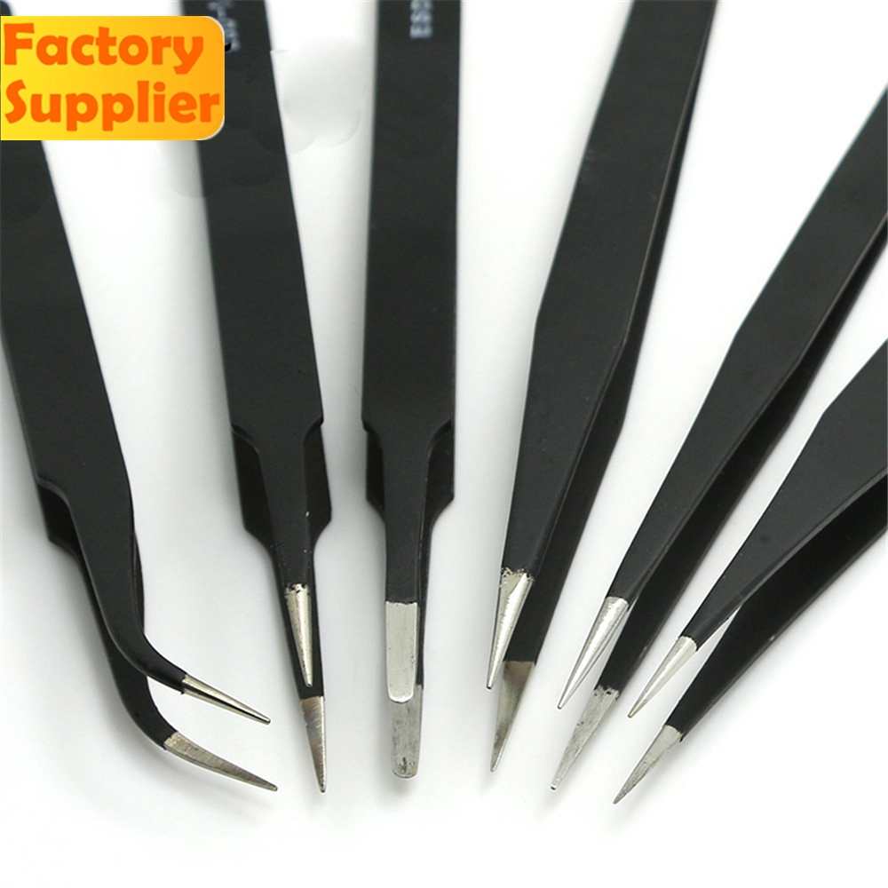Set 6 nhíp chống tĩnh điện Esd Esd-10 Esd-11 Esd-12 Esd-13 Esd-14 Esd-15 chất lượng cao