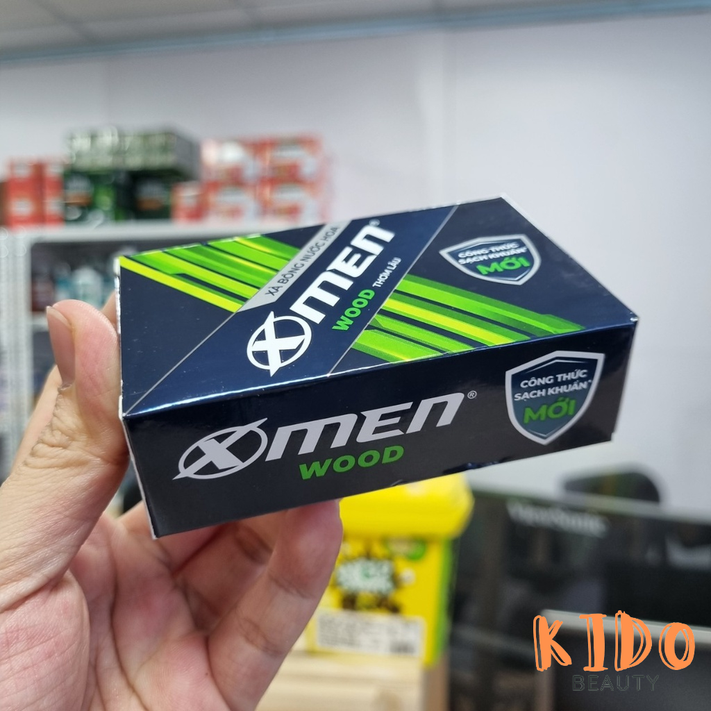 Xà Bông Nước Hoa Nam Xmen Wood Sport / Fire Active 90g - Xà phòng cục tắm nam X-men