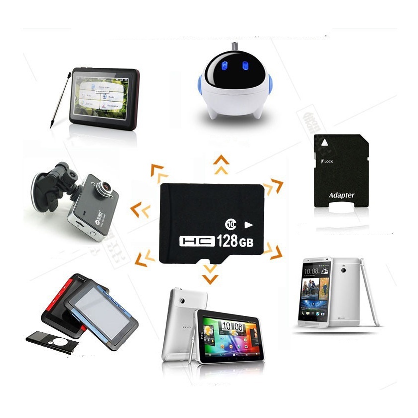 Thẻ Nhớ Chính Hãng 100% 256GB 128GB 64GB 32GB 16GB Micro SD Dành Cho Điện Thoại Android