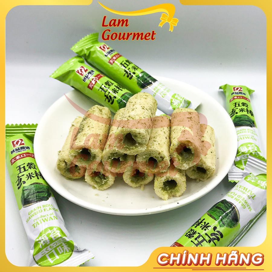 Bánh Cuộn Roll Đài Loan  Vị Trứng Muối và Rong Biển 160g - Lam Gourmet