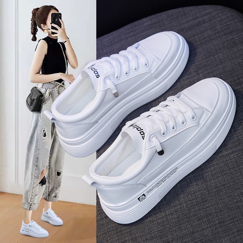 Giày sneaker độn đế 5p năng động dành cho nữ phong cách Hàn Quốc (KM08)