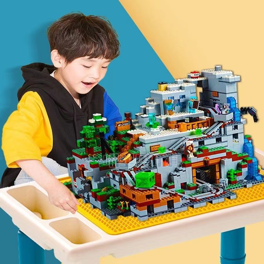 Mô hình lắp ráp Lego Minecraft đồ chơi cho bé bằng nhựa ABS cao cấp