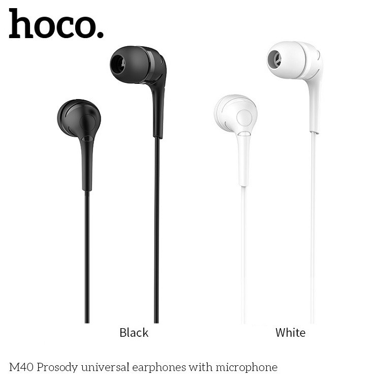 Tai nghe Iphone 🎶FS50K🎧 Tai nghe nhét tai Hoco M40/M1 chân tròn, jack 3.5mm cho iphone 5/6/6s/6sPlus/6Plus chính hãng