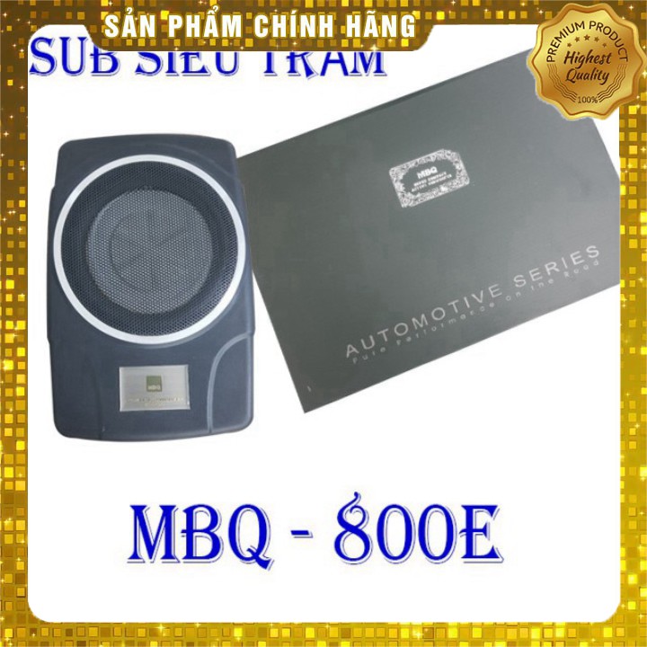 Bộ Loa Bass Siêu Trầm Đặt Gầm Ghế Xe Hơi, Ô Tô Cao Cấp MBQ-800E AD