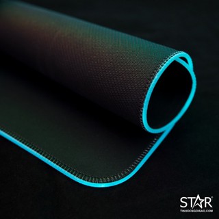 Lót chuột Rasure Led RGB nhỏ 350*250mm (Trơn, viền Led)