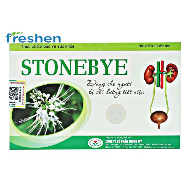 Stonebye - Hỗ trợ giảm sỏi thận, sỏi tiết niệu