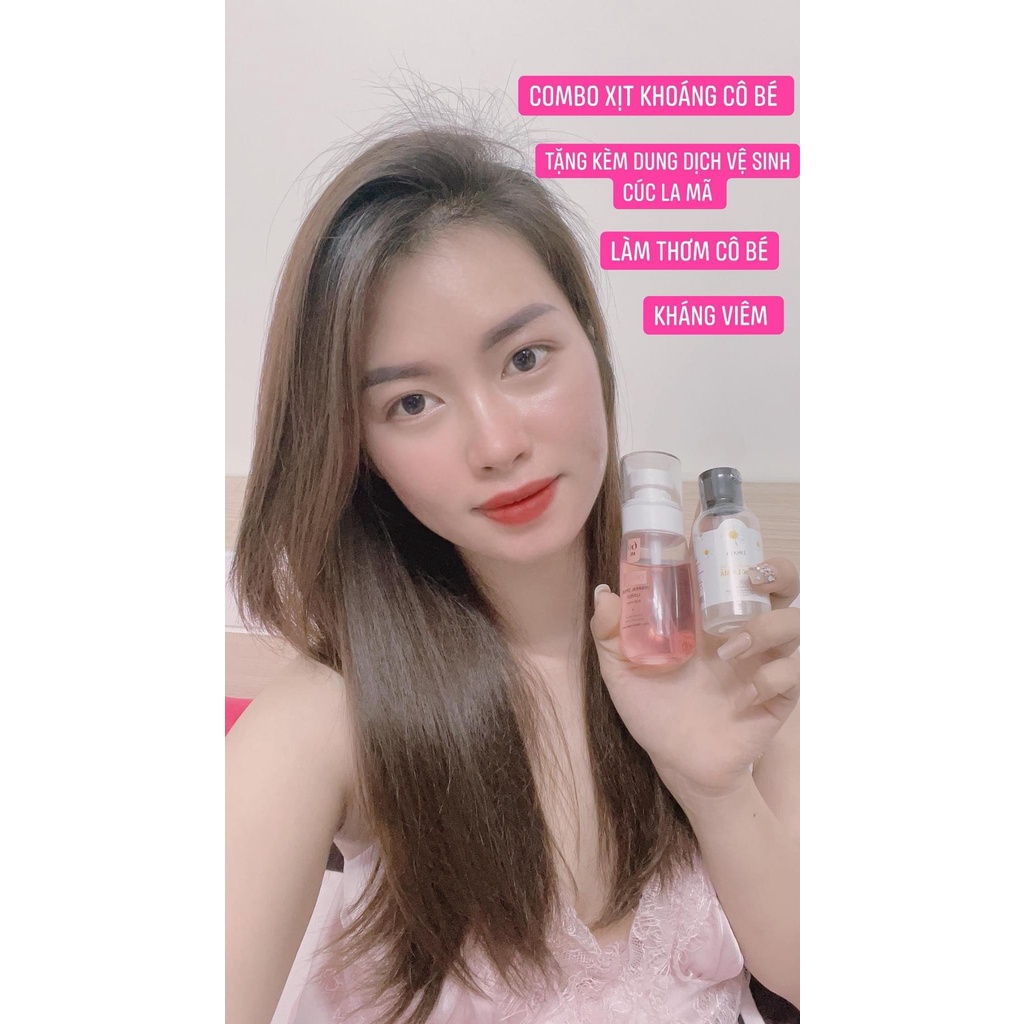 Xịt khoáng vùng kín ONAYA tặng kèm dung dịch vệ sinh chăm sóc cô bé