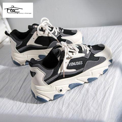 Giày Thể Thao Đế Dày Màu Đen Dễ Phối Đồ Thời Trang Xuân Thu 2022 Cho Nữ