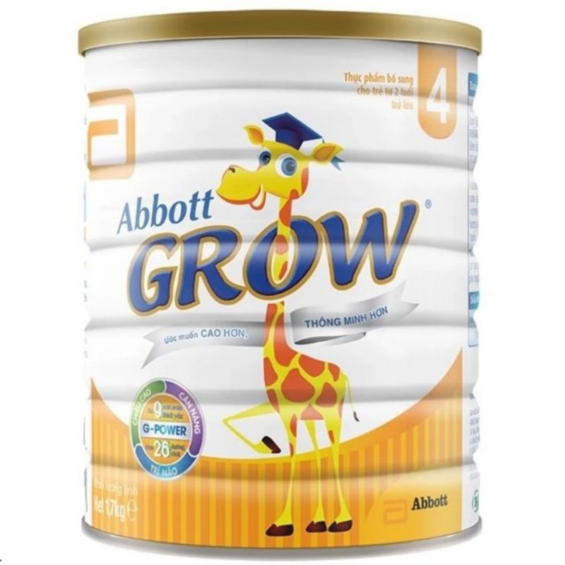 sữa bột Abbott grow lon 900g sẵn đủ số