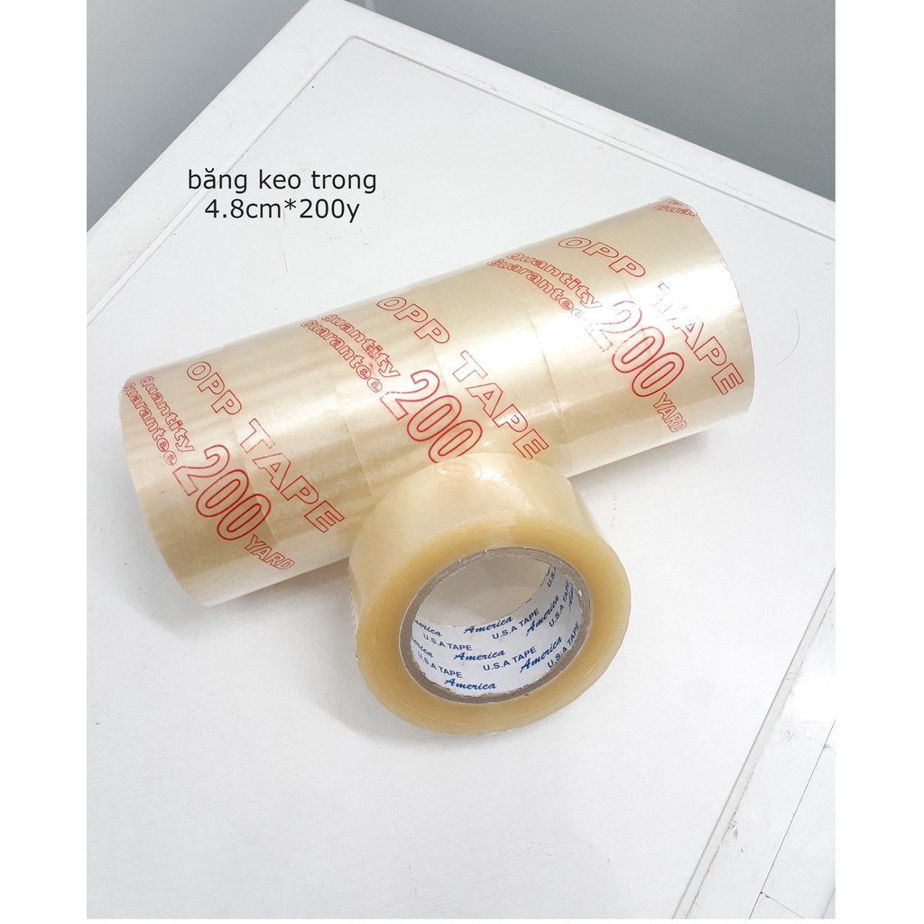 Cuộn băng keo trong 4.8cm*100y và 200y