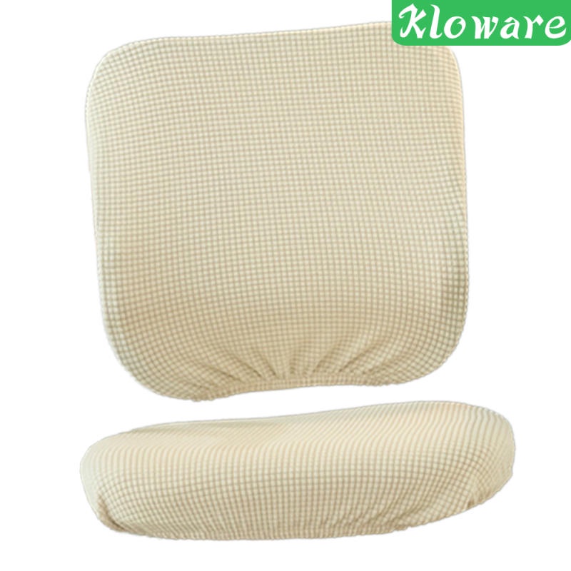 Vỏ Bọc Ghế Ngồi Mềm Mại Co Giãn Màu Be Tháo Rời Được Dành Cho Văn Phòng