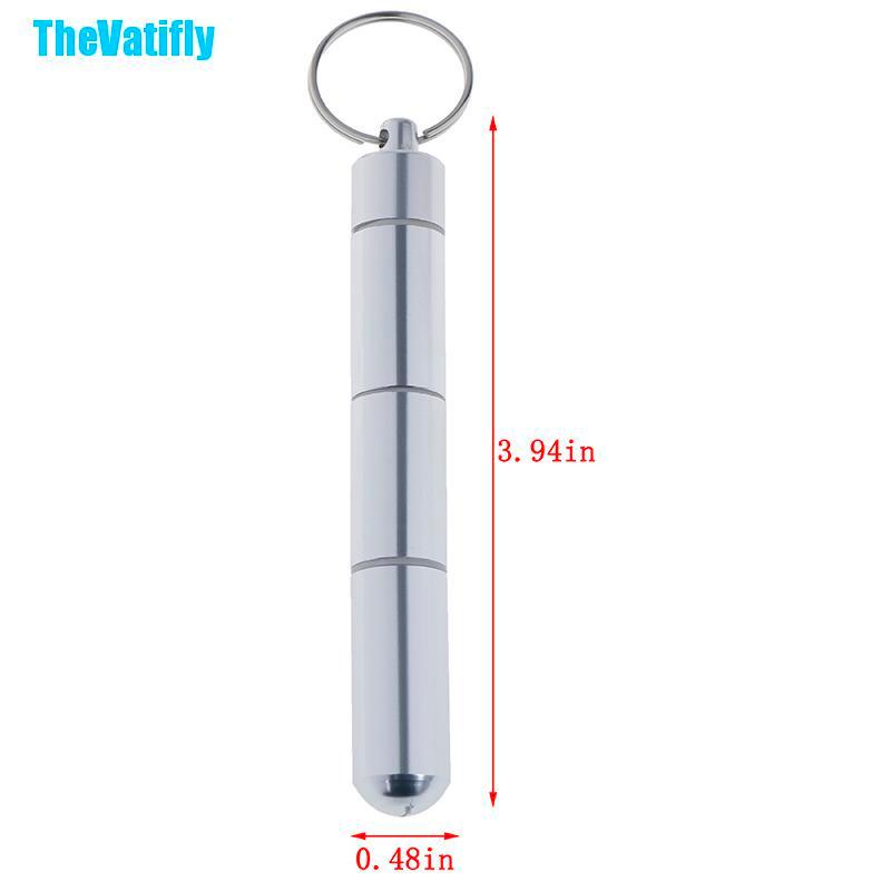 1 Hộp Nhôm Mini Đựng Thuốc Chống Thấm Nước