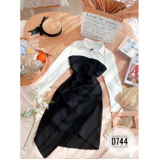 đầm phối tà chéo BIGSIZE