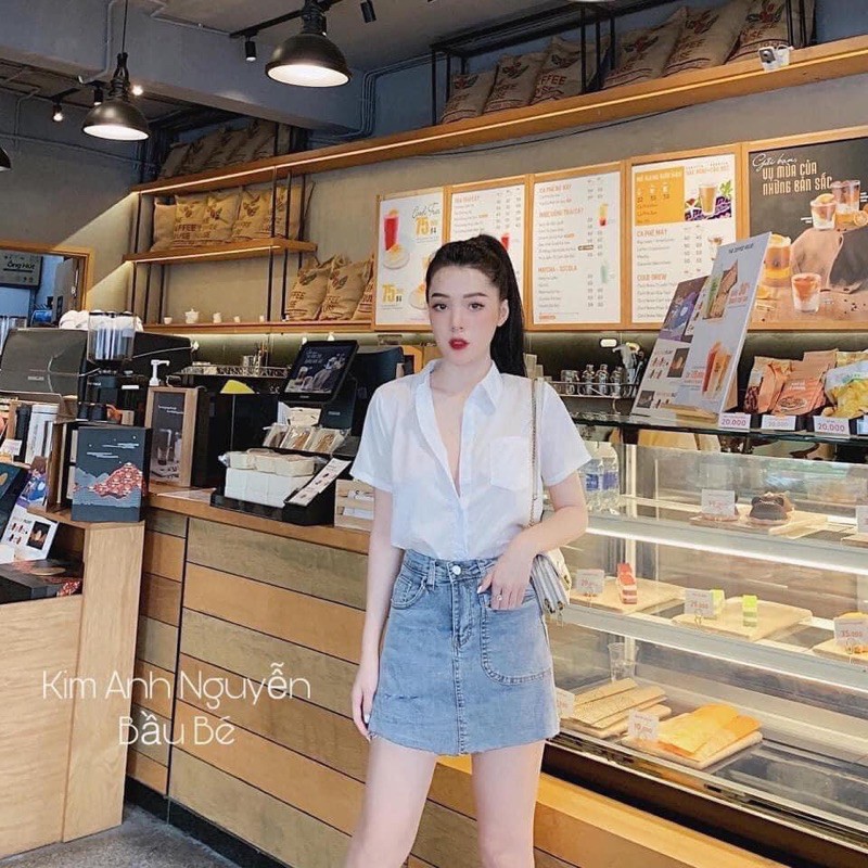 Quần giả váy bò ( ảnh thật) | BigBuy360 - bigbuy360.vn
