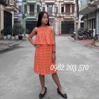 Đầm maxi bé 3-12 tuổi