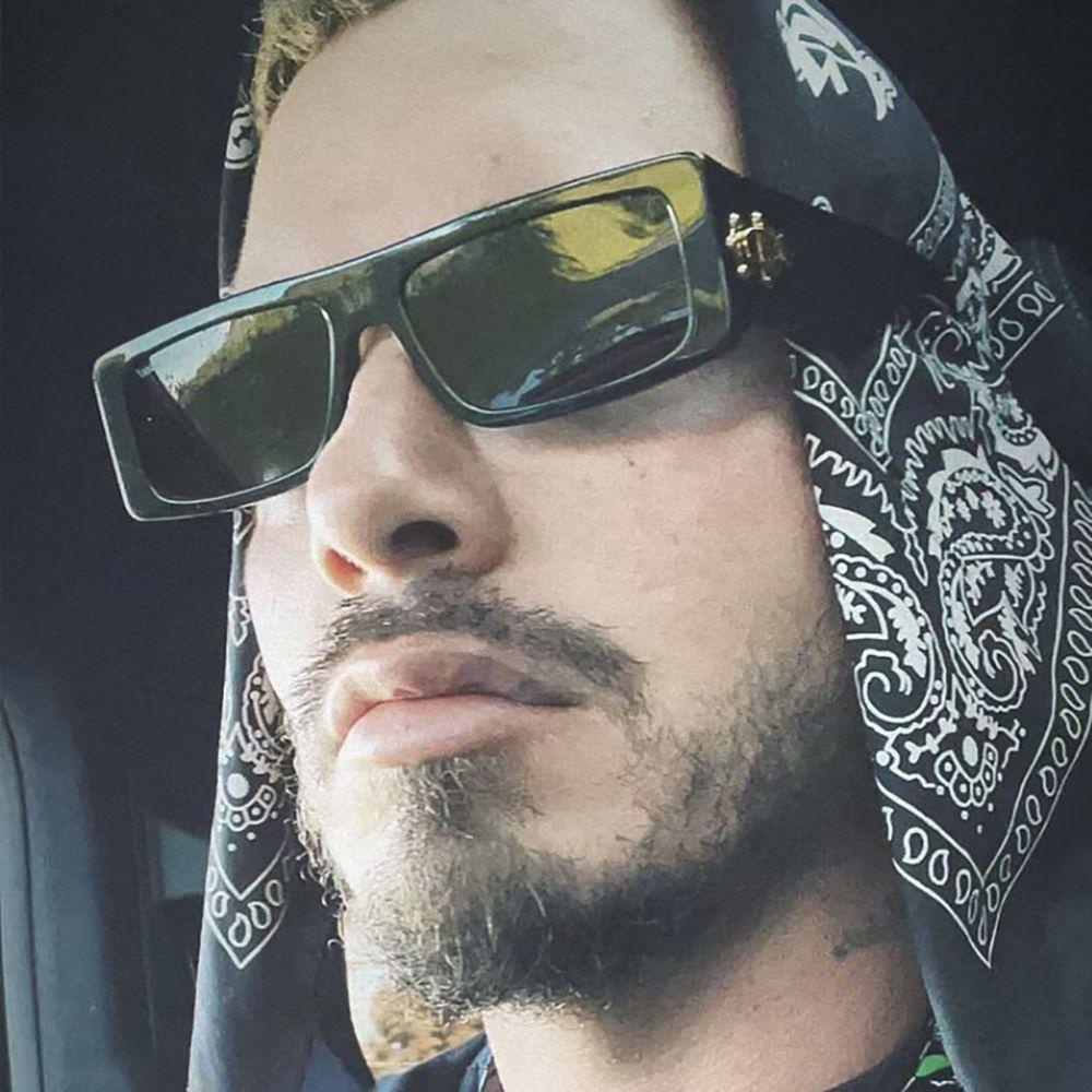 Kính Mát Gọng Vuông Chống Bức Xạ &amp; Bức Xạ Phong Cách Hàn Quốc Cổ Điển Cho Nam &amp; Nữ