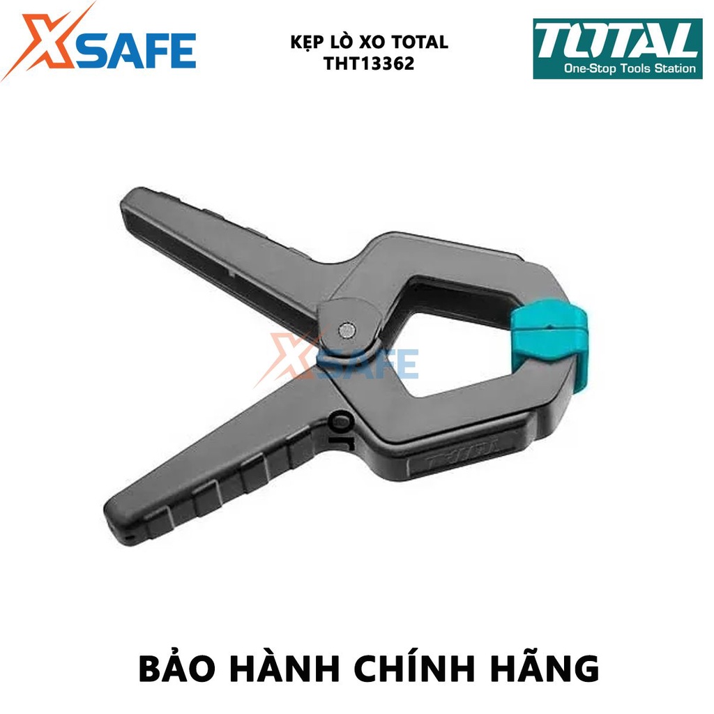 Kẹp lò xo 15KGS TOTAL THT13362 | kẹp gỗ chữ A kích thước 6 inch chiều dài 150mm lực kẹp 15KGS miệng kẹp mở tối đa 68mm