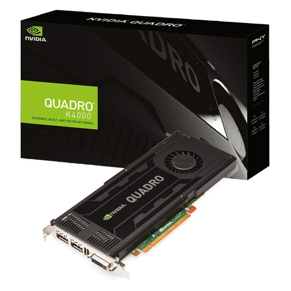 VGA Quadro K4000 3GB Gddr5 192 bit chuyên đồ họa nặng
