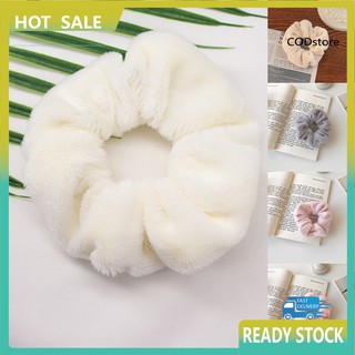 Set 18 dây cột tóc phối lông mềm mại thời trang cho nữ